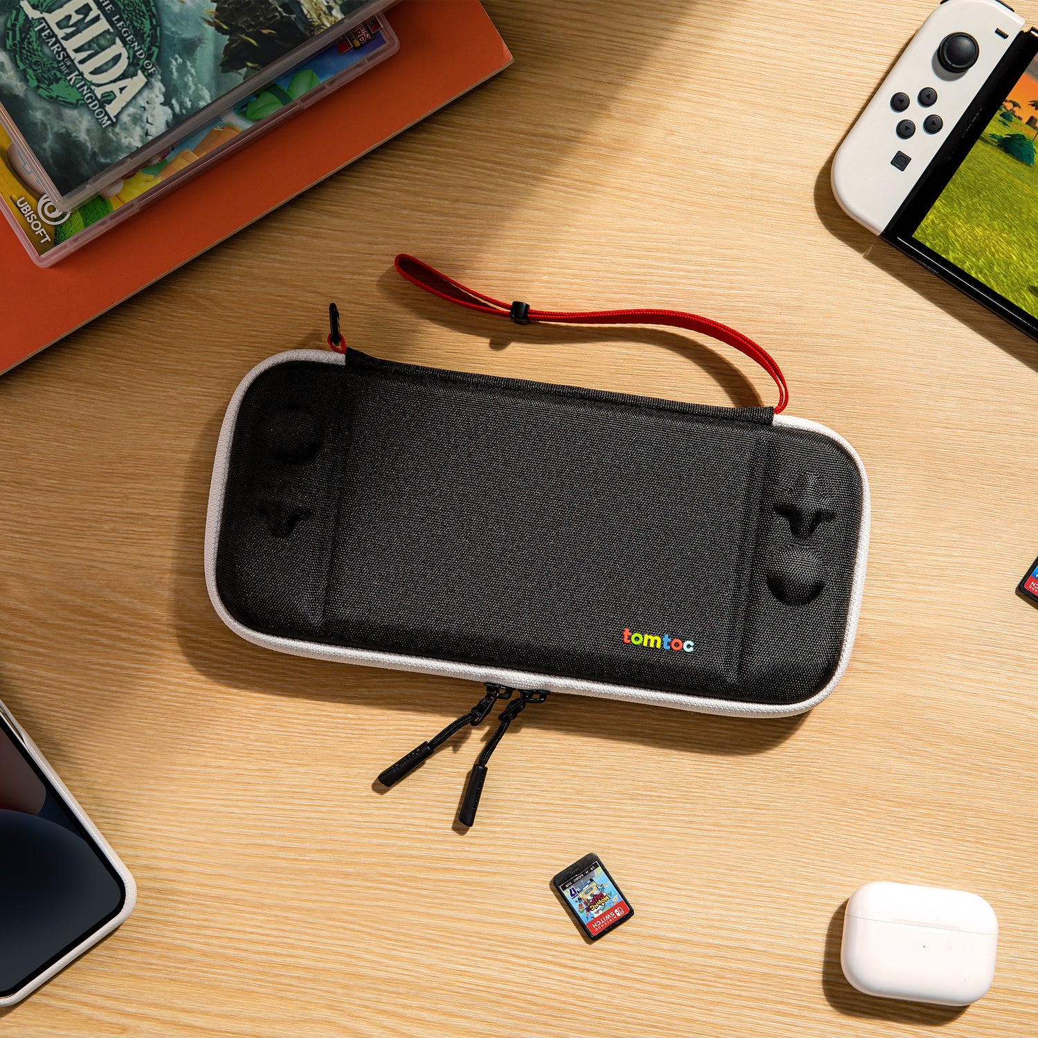 Tomtoc Switch/case tomtoc Slim Protective Carrying Case with 10 Game Cartridges - Nintend