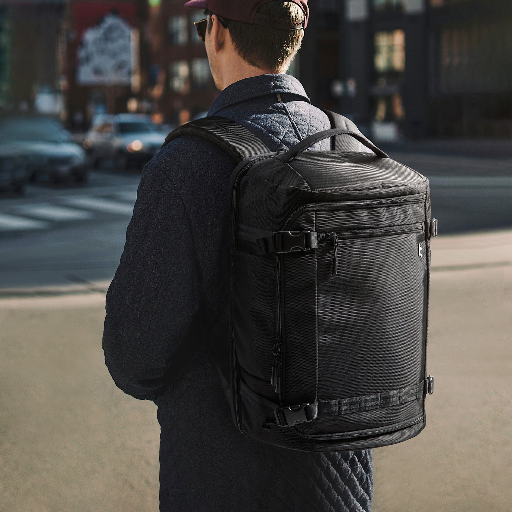 tomtoc T67 Travel Laptop Backpack 17.3 Inch Men Bag Water-Resistant MacBook Bag