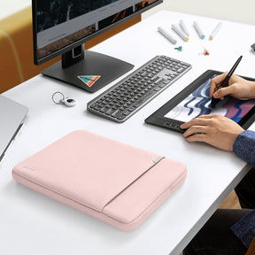 tomtoc 14 Inch Versatile 360 Protective MacBook Sleeve - Pink