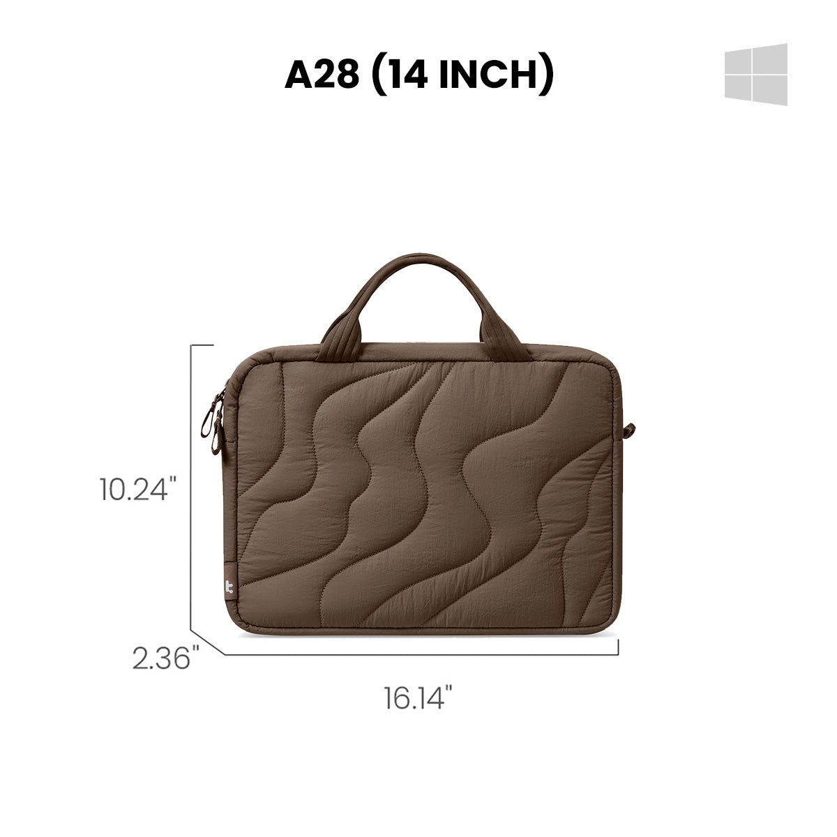 [New] tomtoc Terra-A28 Puffy Laptop Carrying Bag