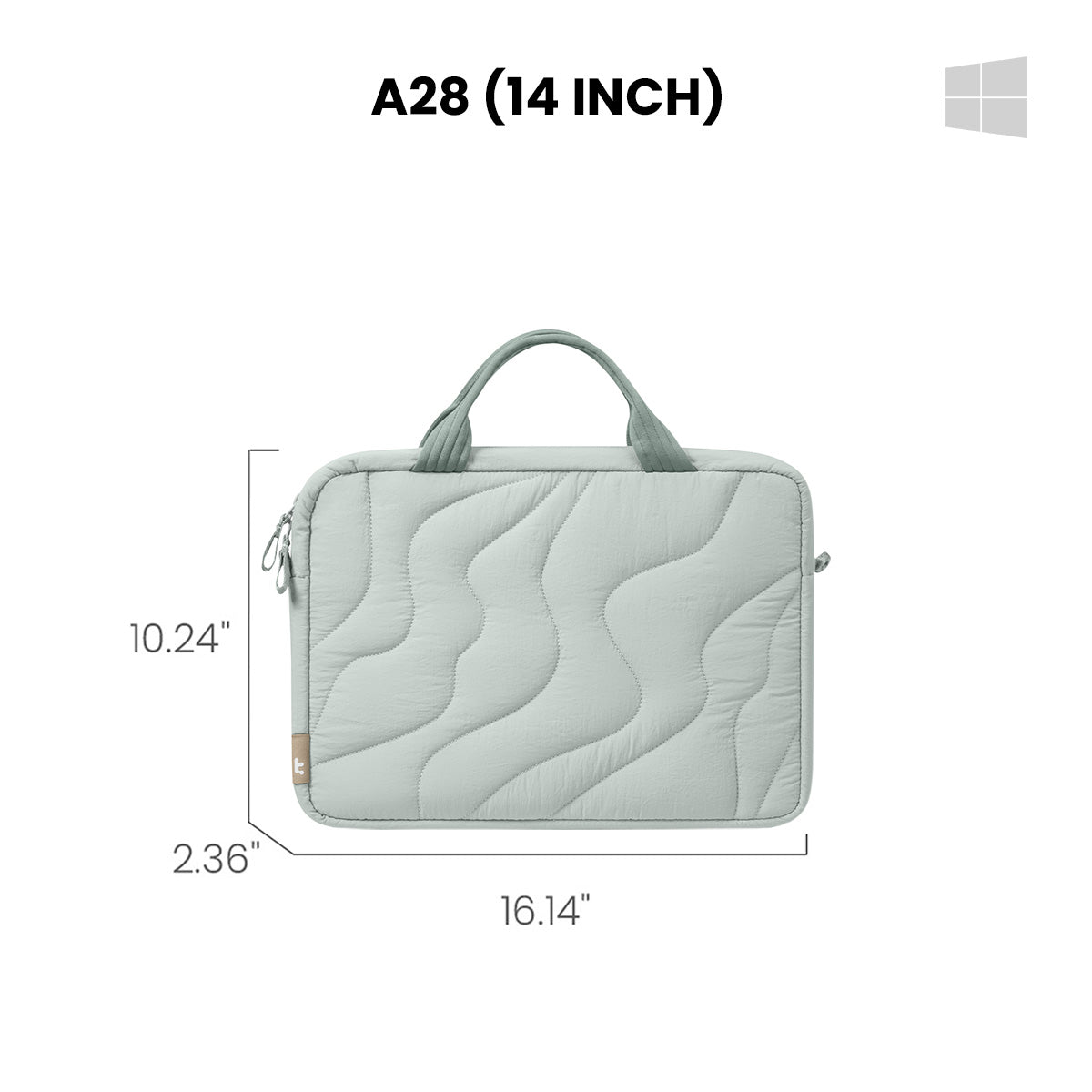 [New] tomtoc Terra-A28 Puffy Laptop Carrying Bag