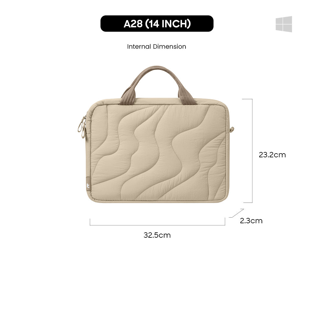 tomtoc Terra-A28 Puffy Laptop Carrying Bag
