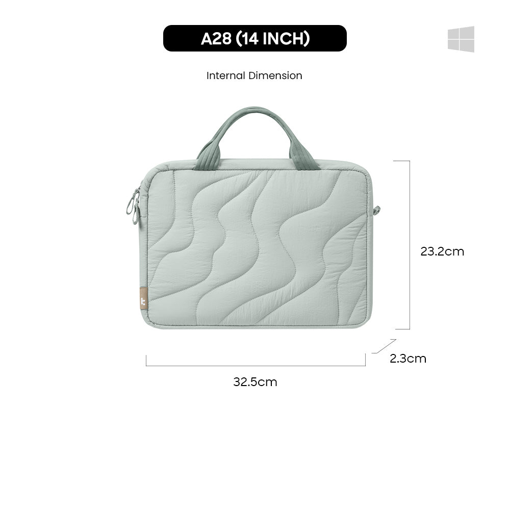 tomtoc Terra-A28 Puffy Laptop Carrying Bag