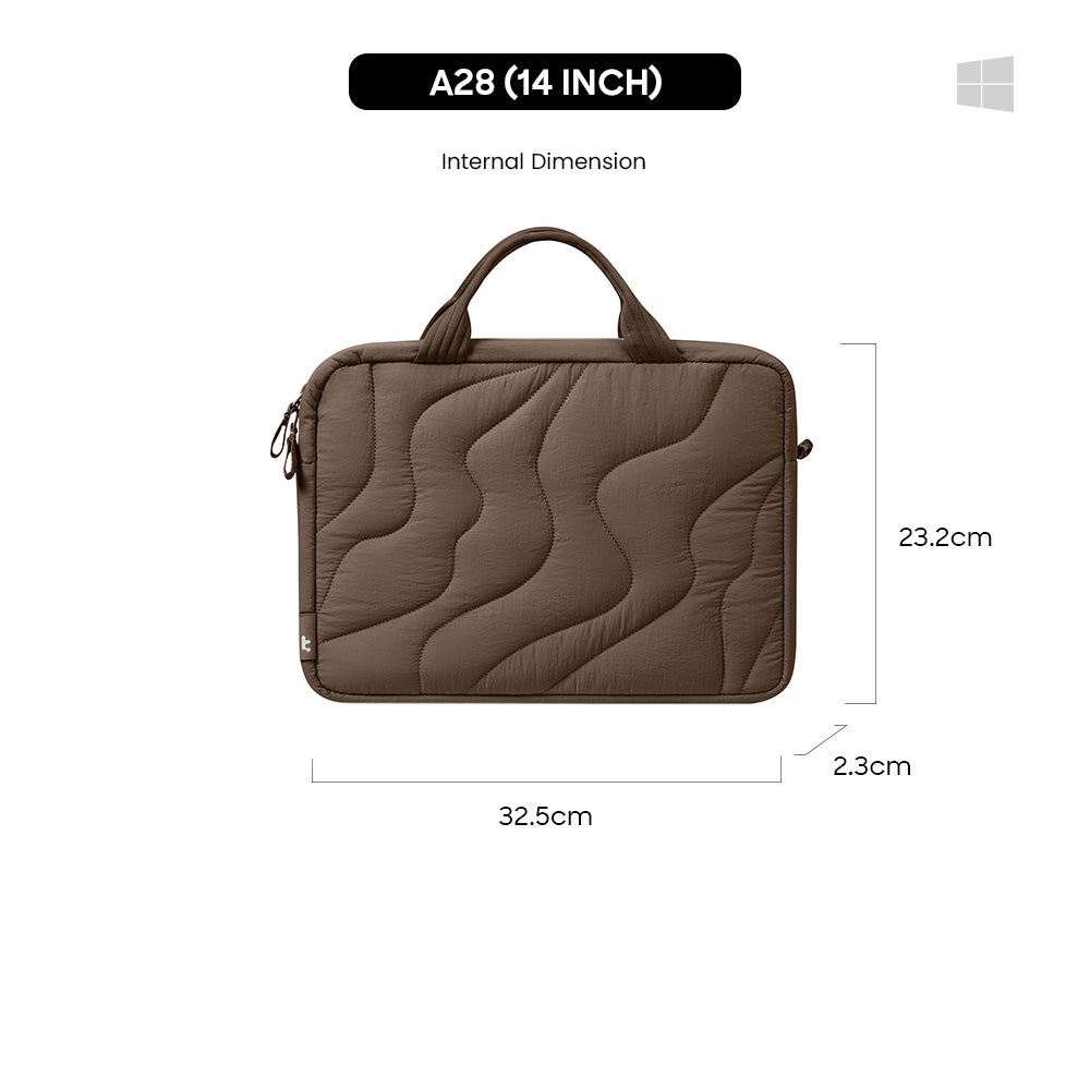 tomtoc Terra-A28 Puffy Laptop Carrying Bag