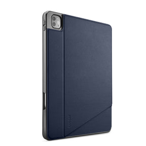 tomtoc 12.9 Inch Trifold Vertical Case - Dark Blue