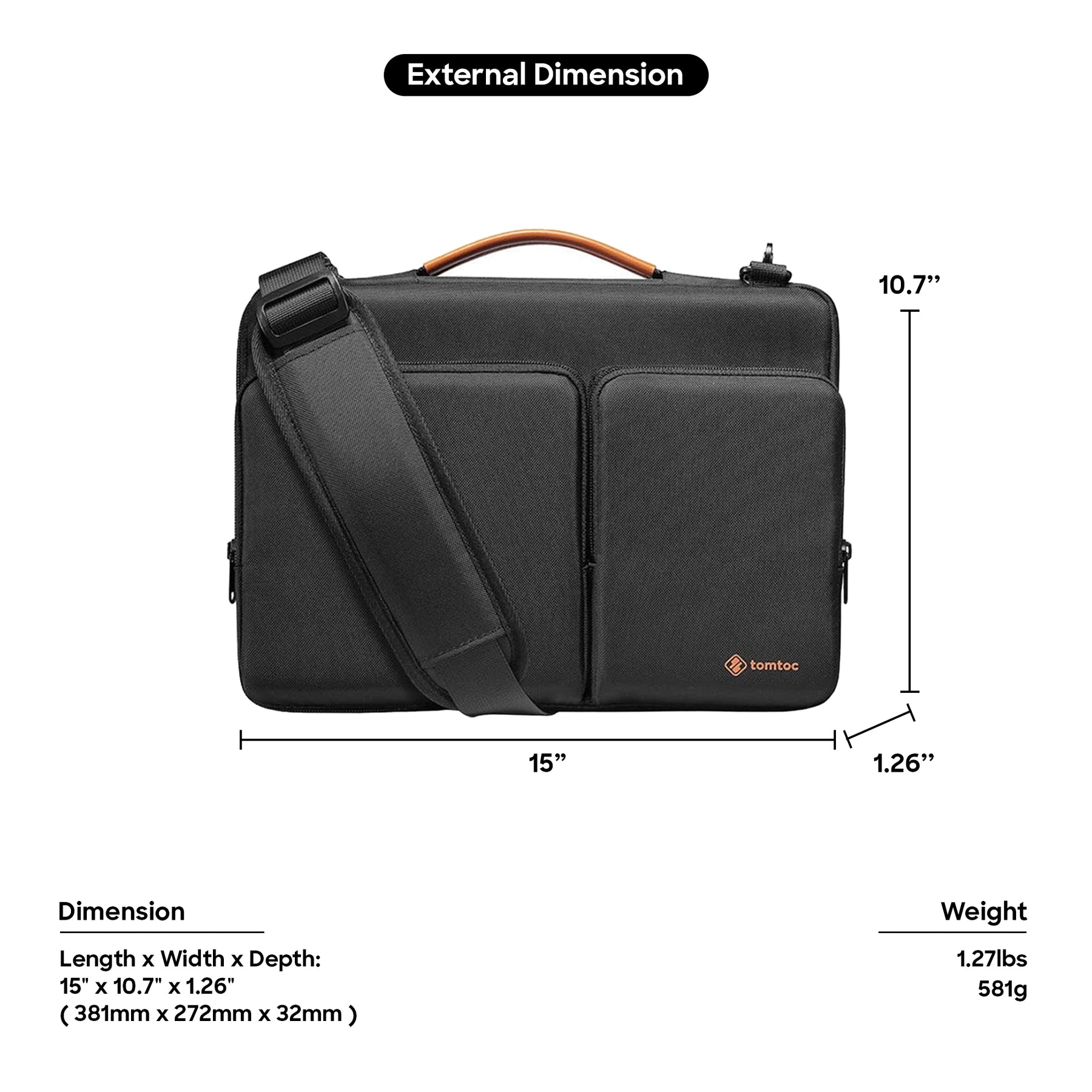 Laptop messenger bag 15.6 inch online