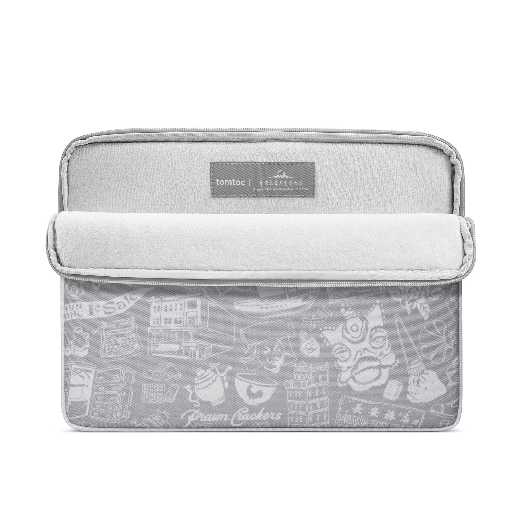 tomtoc OCHM 13 Inch Versatile 360 Protective Laptop Sleeve / MacBook Sleeve - Gray