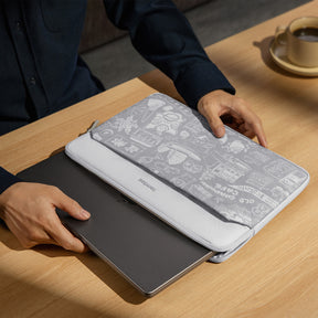 tomtoc OCHM 14 Inch Versatile 360 Protective Laptop Sleeve / MacBook Sleeve - Blue