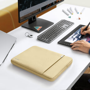 tomtoc 14 Inch Versatile 360 Protective MacBook Sleeve - Yellowish