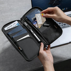 tomtoc Navigator Passport Holder / Passport Wallet / Travel Accessories - Black