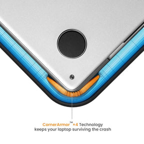tomtoc 14 Inch Versatile 360 Protective MacBook Sleeve - Yellowish