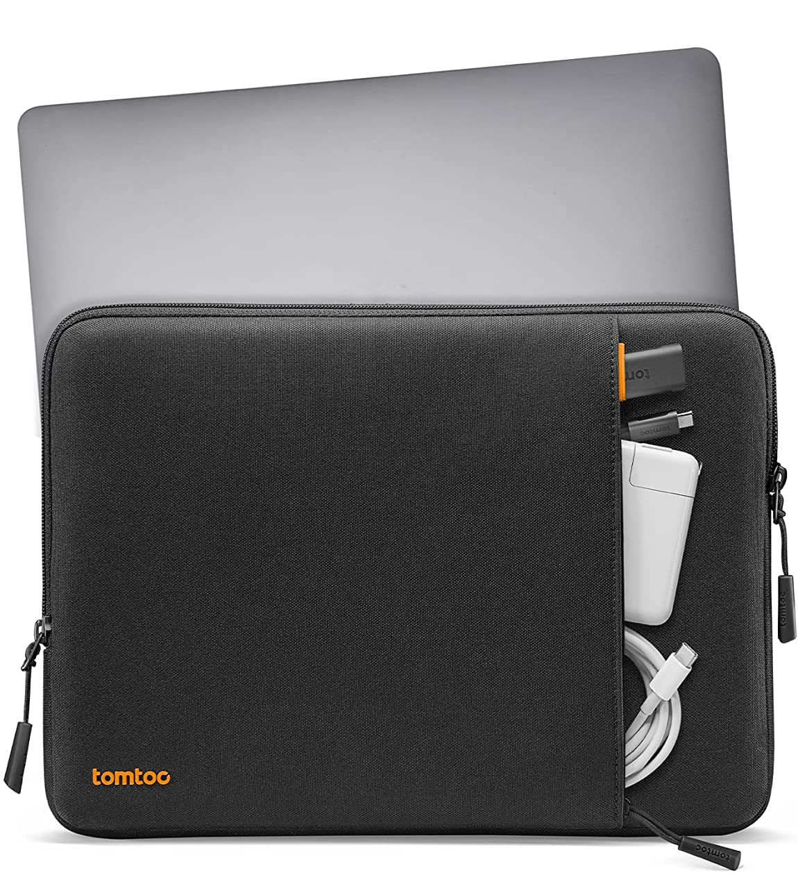 tomtoc 14 Inch Versatile 360 Protective MacBook Sleeve - Black