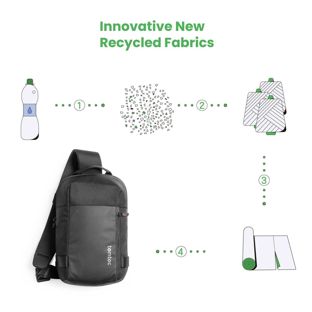 tomtoc 11 Inch Croxbody Men Shoulder Bag / Sling Bag / Crossbody Bag