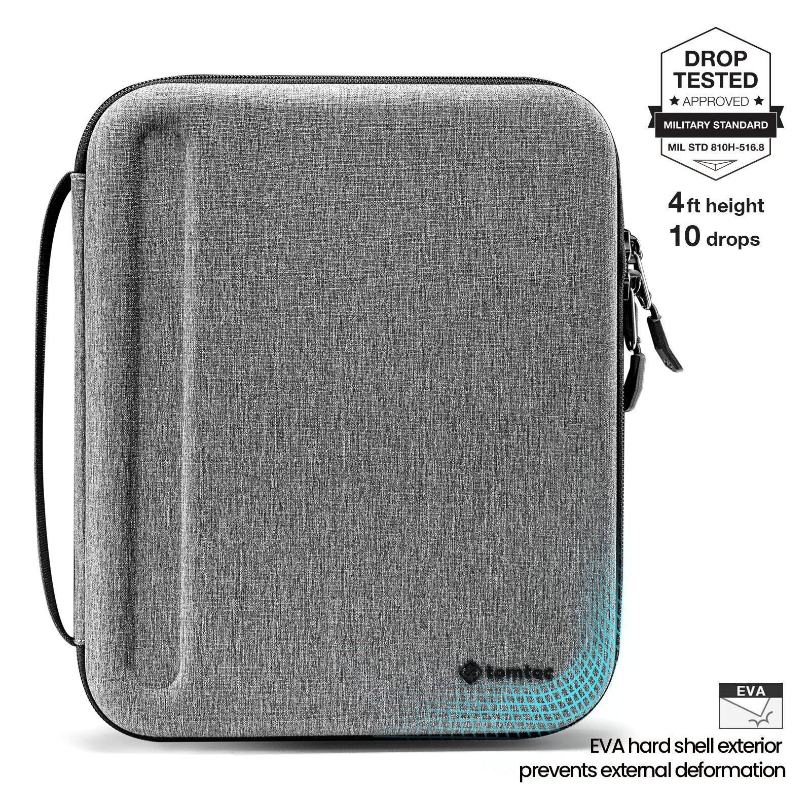 tomtoc 12.9 Inch Tablet Padfolio Eva Case - Gray