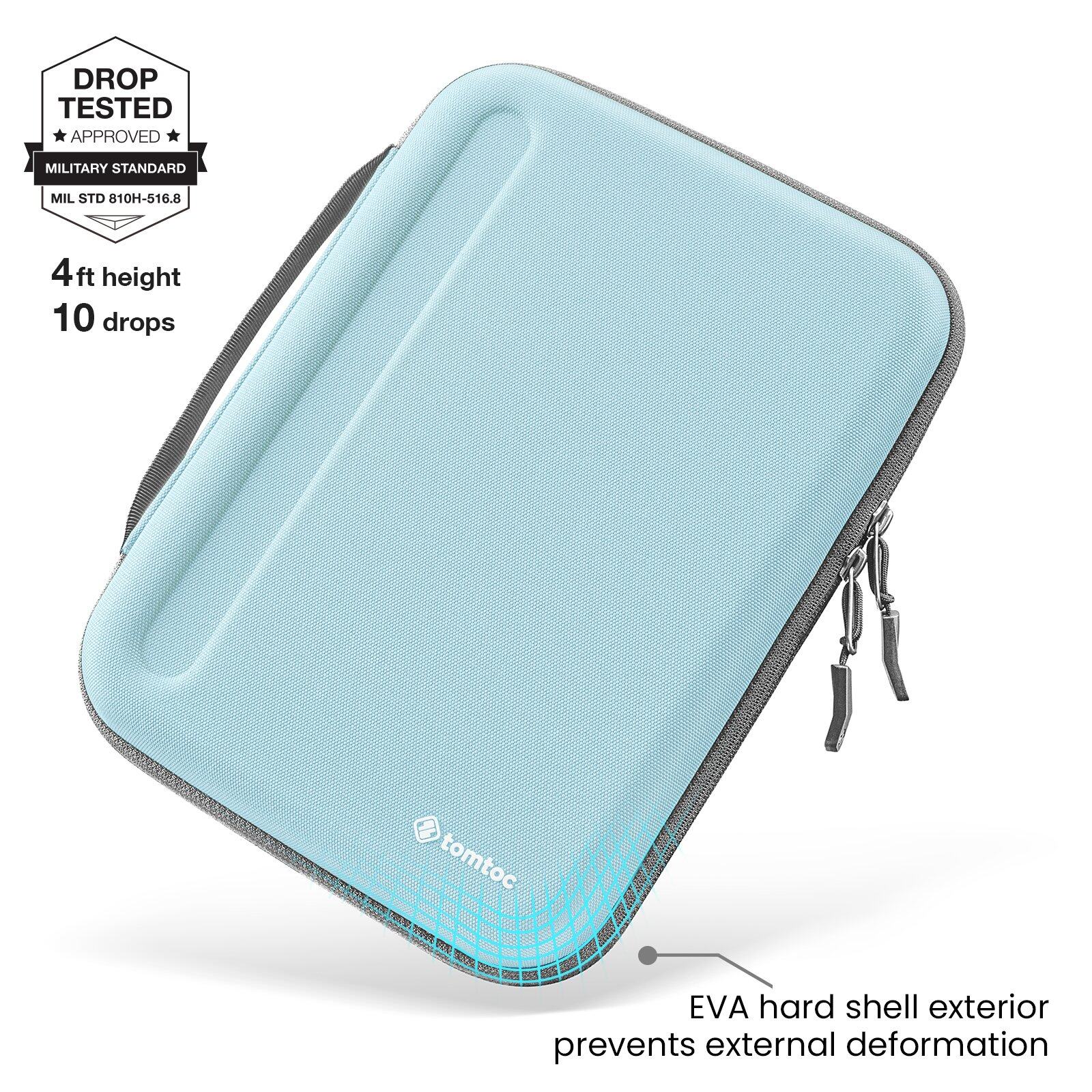 tomtoc 11 Inch Tablet Padfolio Eva Case - Sky Mirror