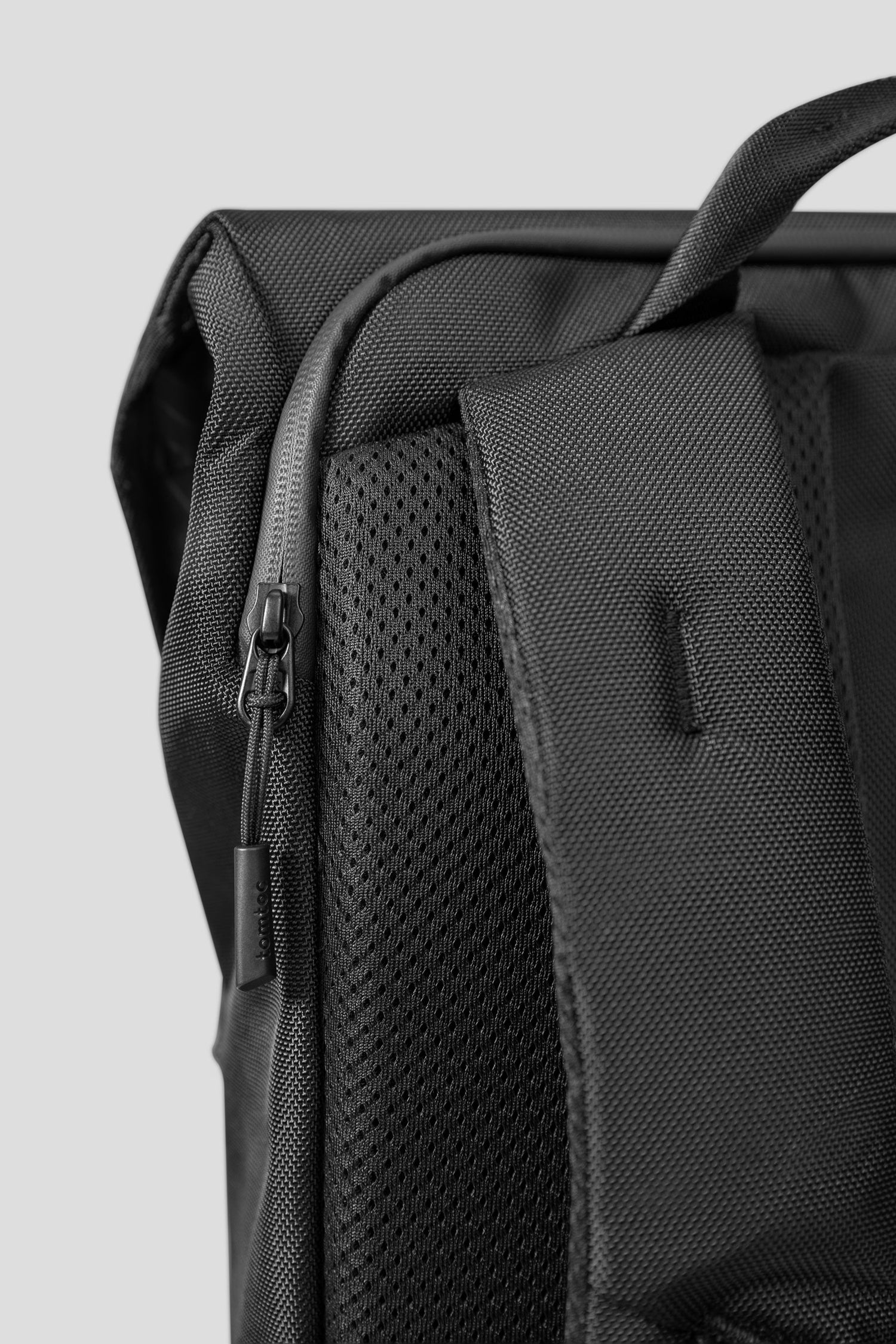 Flap Computer Backpack tomtoc 16 Inch Flap Laptop Backpack / Laptop Bag - Black