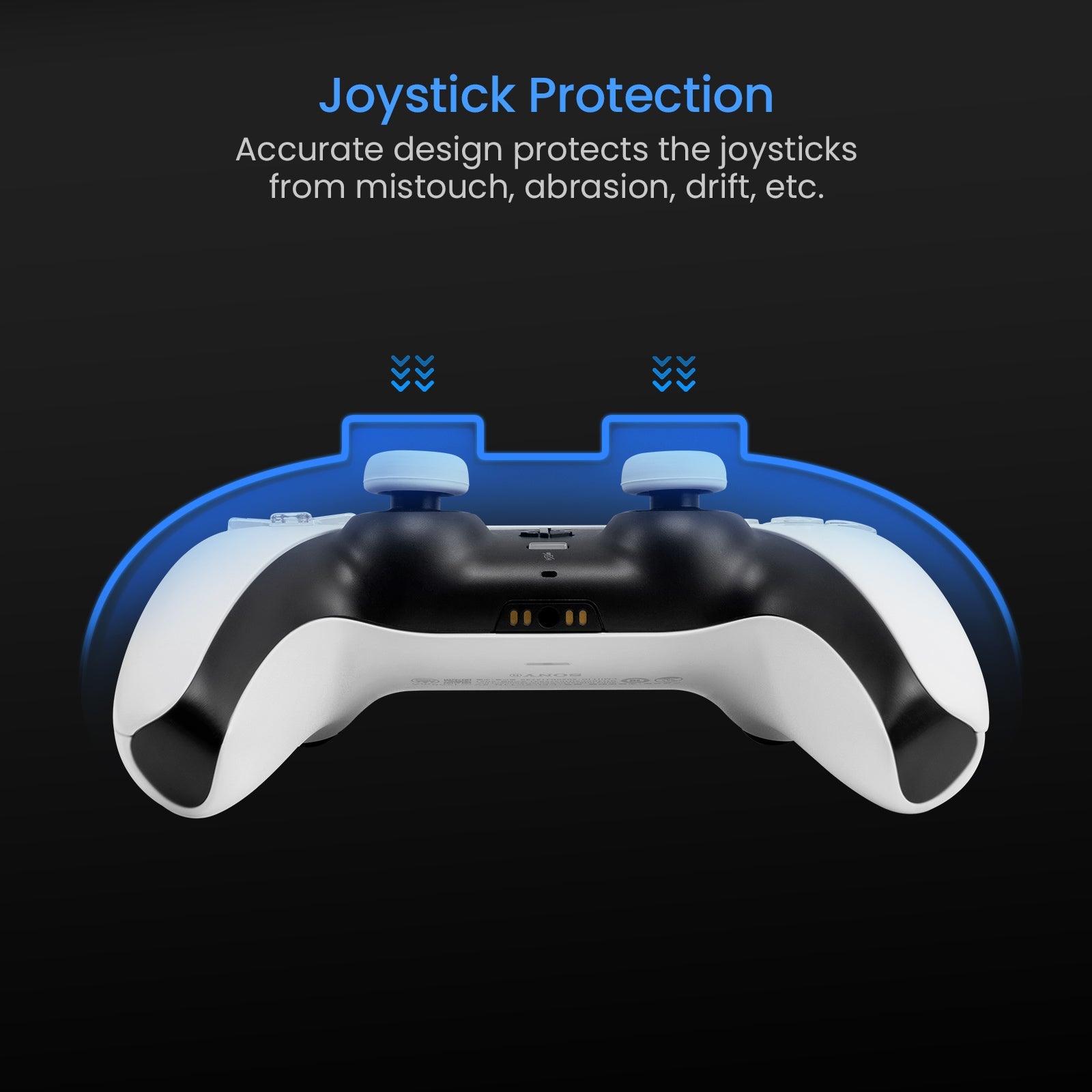 tomtoc PS5 Controller Protective Hard Shell Case - Joystick Protector / Shock-proof / Anti-scratch - Playstation 5