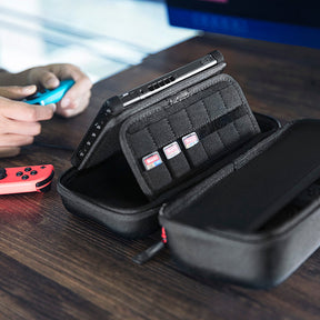 tomtoc Carrying Case Travel Nintendo Switch Case with Pocket - Nintendo Switch / OLED - Black