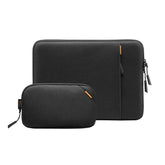 tomtoc 13 Inch Versatile 360 Protective Laptop Sleeve with Pouch - Black