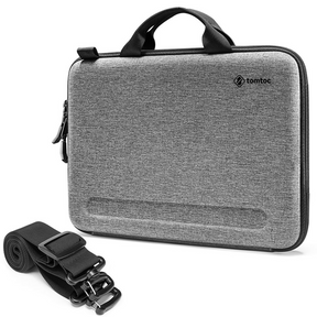 tomtoc 13 Inch Hardshell Laptop Shoulder Case / Laptop Hard Case / Messenger Bag - Gray