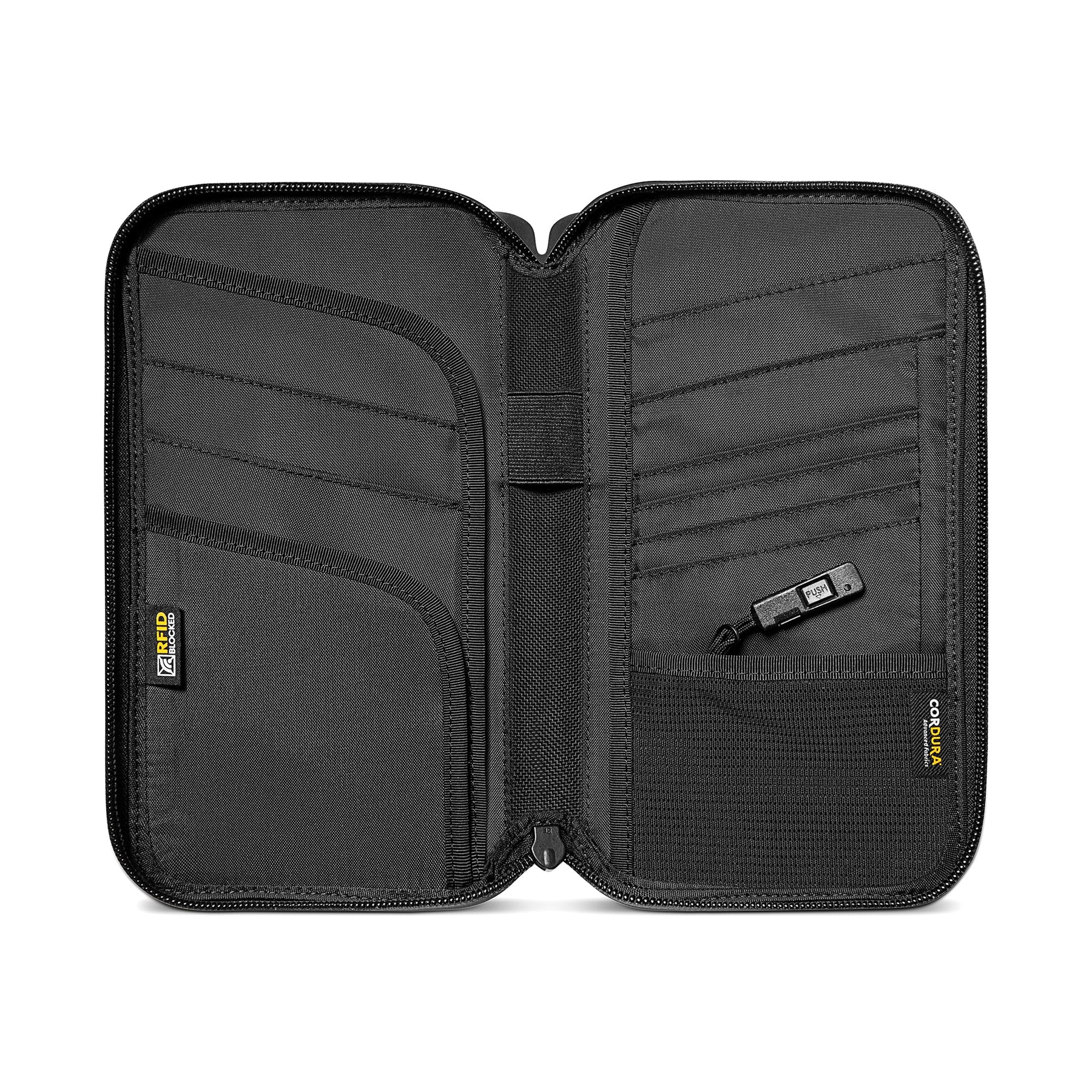 tomtoc Navigator Passport Holder / Passport Wallet / Travel Accessories - Black