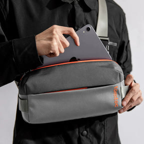 tomtoc Minimalist EDC Sling Men Bag / Crossbody Bag / Shoulder Bag / Chest Bag - Space Gray