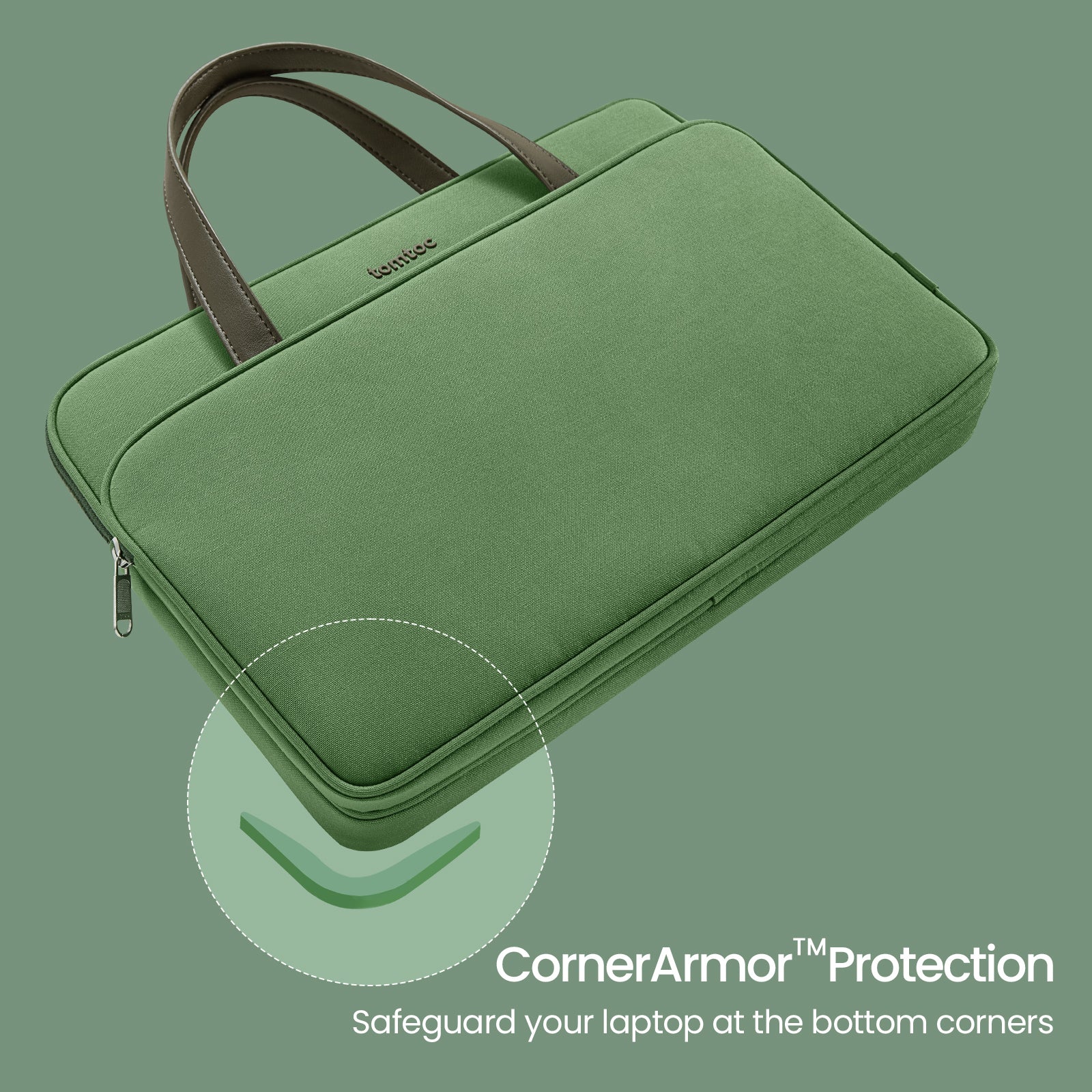 tomtoc 14 Inch Lady Laptop Bag / Handbag Women / Ladies Bag - Green